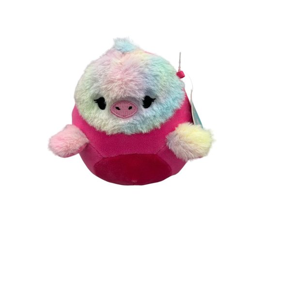 Abilene The Fluffy Tie-Dye Ostrich 5" Squishmallow Plush Stuffed Animal Toy Gift - Picture 1 of 7